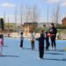 Los niños y jóvenes de Carbajosa prefieren el baloncesto en la primera jornada de deporte en la calle Move On