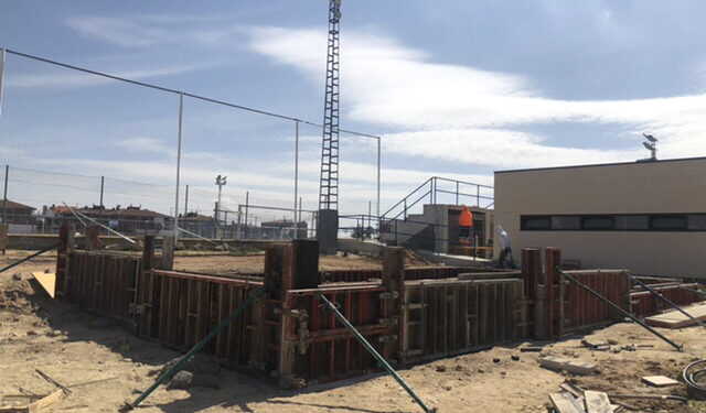 Las nuevas pistas de crossfit y de tenis y el aula del deporte completarán el recinto deportivo del campo de fútbol