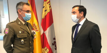 El delegado de la Junta agradece al Mando de Ingenieros el trabajo realizado durante la pandemia