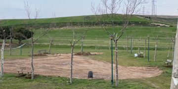 Comienzan las obras para la creación de la nueva zona infantil y de ocio en Vega de Salamanca