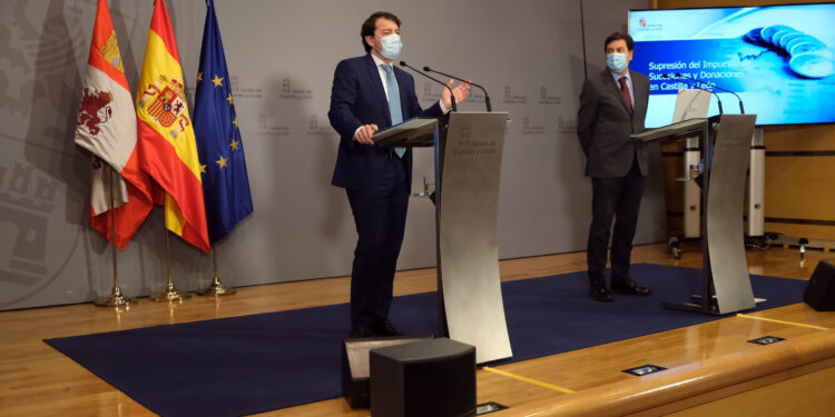 Mañueco elimina el impuesto de sucesiones y donaciones