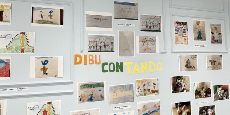 ‘Dibucontando’ rinde homenaje a los más pequeños de la pandemia en El Tormes