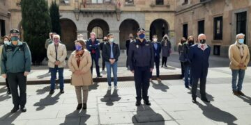 Minuto de silencio por la primera víctima de violencia de género en Castilla y León este año