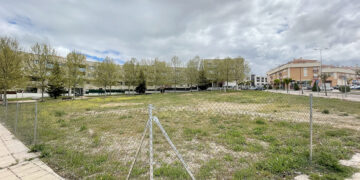 La nueva zona deportiva saludable junto al Prado de la Vega contará con el primer circuito de ‘pump track’ de la provincia