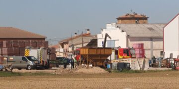 Fallece un trabajador en Babilafuente