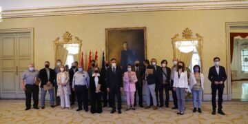Homenaje a los trabajadores del Ayuntamiento jubilados en el último año