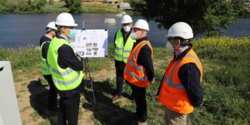 La nueva pasarela peatonal y ciclista que unirá Huerta Otea y los barrios trastormesinos estará terminada en otoño