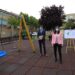 Nuevos juegos infantiles y más seguridad para los pequeños en el parque de la calle Nueva de San Bernardo