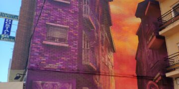 La instalación de iluminación permitirá que cuatro pinturas murales más puedan visitarse por la noche