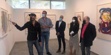 El artista Rafa Gómez con ‘En la Soledad y el Silencio’ da continuidad a las exposiciones de la Sala Miguel Delibes de la Isla del Soto