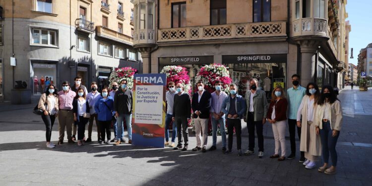 El PP de Salamanca se manifiesta contra los indultos del procés catalán