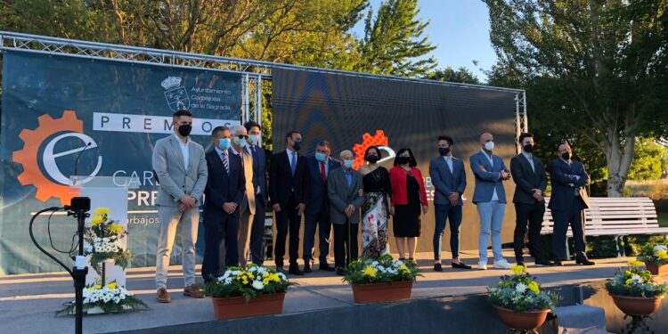 Empresas galardonadas en los premios ‘Carbajosa Empresarial’