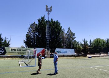 El estadio San Casto ya cuenta con una iluminación más eficiente y adaptada a la normativa