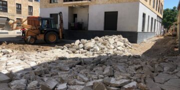 Comienzan las obras para transformar la céntrica plaza Rincón