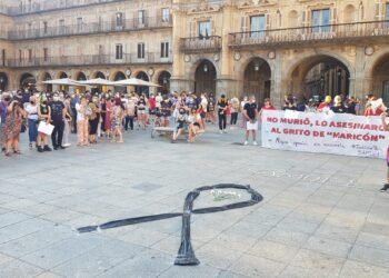 Salamanca muestra su repulsa por el asesinato de Samuel Luiz Muñiz