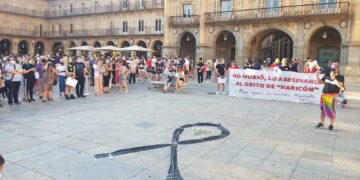 Salamanca muestra su repulsa por el asesinato de Samuel Luiz Muñiz