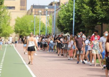Respuesta masiva de los jóvenes al cribado masivo en Salamanca