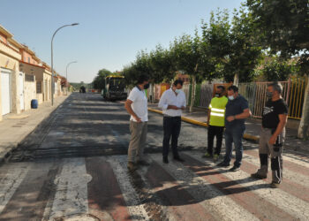 Comienza la pavimentación de varias zonas del municipio