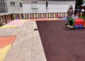 Más seguridad para el parque infantil de la plaza Castilla y León