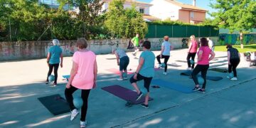 Los mayores empiezan las actividades deportivas al aire libre durante el verano