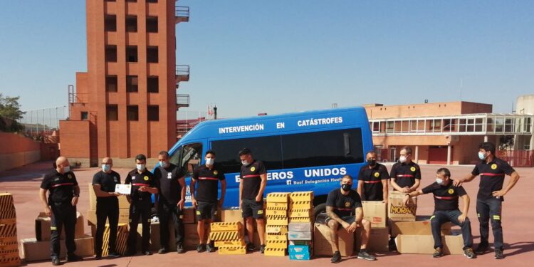 Salamanca dona material a la ONG Bomberos Unidos Sin Fronteras para Ecuador y Guatemala