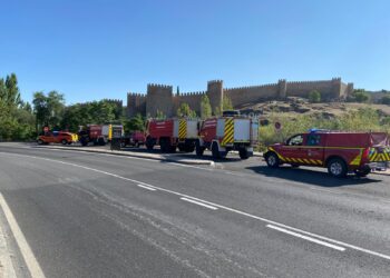 Diputación colabora en la extinción de los incendios de Ávila