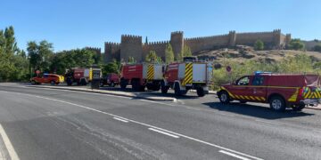 Diputación colabora en la extinción de los incendios de Ávila