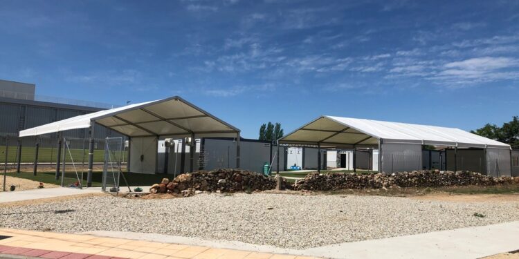 Aldeatejada, el municipio del alfoz con más aulas prefabricadas (7) para el nuevo curso