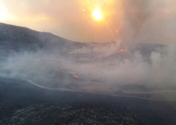 Dispositivo de más de 1.000 personas para luchar contra el incendio declarado en Ávila que ha arrasado 12.000 hectáreas