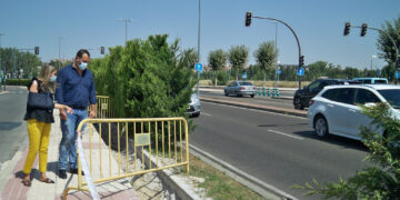 La instalación de la segunda pantalla acústica acabará con los ruidos en la avenida La Serna