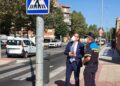 Pizarrales estrena el paso de peatones ‘inteligente’ en la carretera de Ledesma