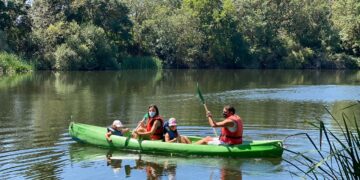 Mañana deportiva y de ocio con las rutas en piragua por el río Tormes