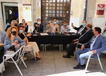 Brindis para dar comienzo a la Feria de Día de Salamanca