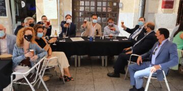 Brindis para dar comienzo a la Feria de Día de Salamanca