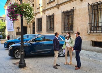 Salamanca expone hasta el día 22 los vehículos ecológicos de la flota municipal