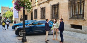 Salamanca expone hasta el día 22 los vehículos ecológicos de la flota municipal