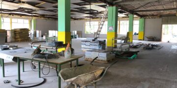 La nueva biblioteca municipal estará terminada y lista para trasladarse a su futura ubicación a finales del próximo mes