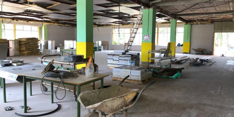 La nueva biblioteca municipal estará terminada y lista para trasladarse a su futura ubicación a finales del próximo mes