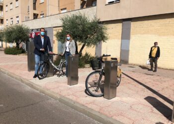 Santa Marta amplía el servicio de alquiler de bicicletas ‘SalEnBici’ con nueve puestos más en la segunda base ubicada en la avenida de Madrid