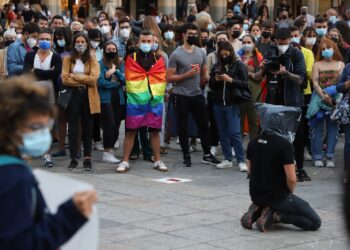 Manifestación contra la homofobia y los delitos de odio