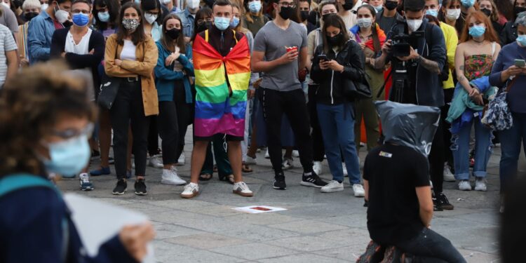 Manifestación contra la homofobia y los delitos de odio