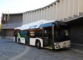 Santa Marta estrena el primer autobús 100% eléctrico que se incorpora al transporte metropolitano en Castilla y León