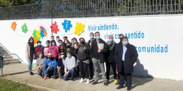 Un nuevo mural apuesta por la integración y dar visibilidad a la salud mental