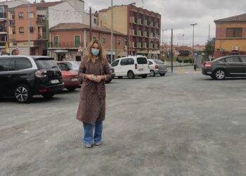 Renovación de la zona de aparcamiento de Plaza del Ángel