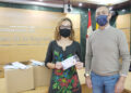 Un millar de mascarillas para los escolares de los tres colegios del municipio