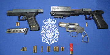 Detenido un joven por tenencia ilícita de armas