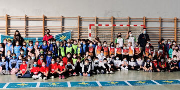 Más de un centenar de niños de la provincia participan en el torneo ‘Caja Rural Pequebasket’