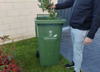 Más de 600 vecinos ya tienen el contenedor verde para facilitar la gestión ambiental de los residuos vegetales