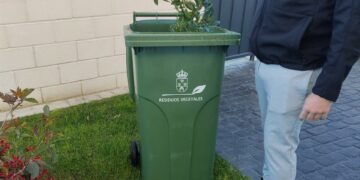Más de 600 vecinos ya tienen el contenedor verde para facilitar la gestión ambiental de los residuos vegetales