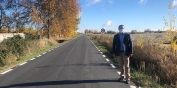 El arreglo del Camino de Naharros pone fin a dos décadas de quejas de los cinco municipios afectados